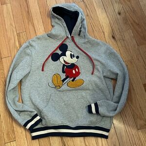 WALT DISNEY WORLD DISNEY‎ ORIGINAL MICKEY MOUSE EMBROIDERED HOODIE Size SMALL